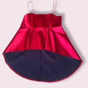 Zara NWT red high low top